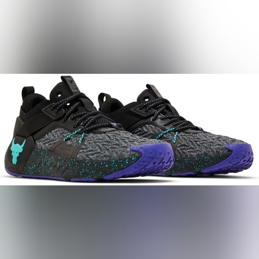 Under Armour Project Rock 6 'Black Neptune' Women Size 9 - NEW